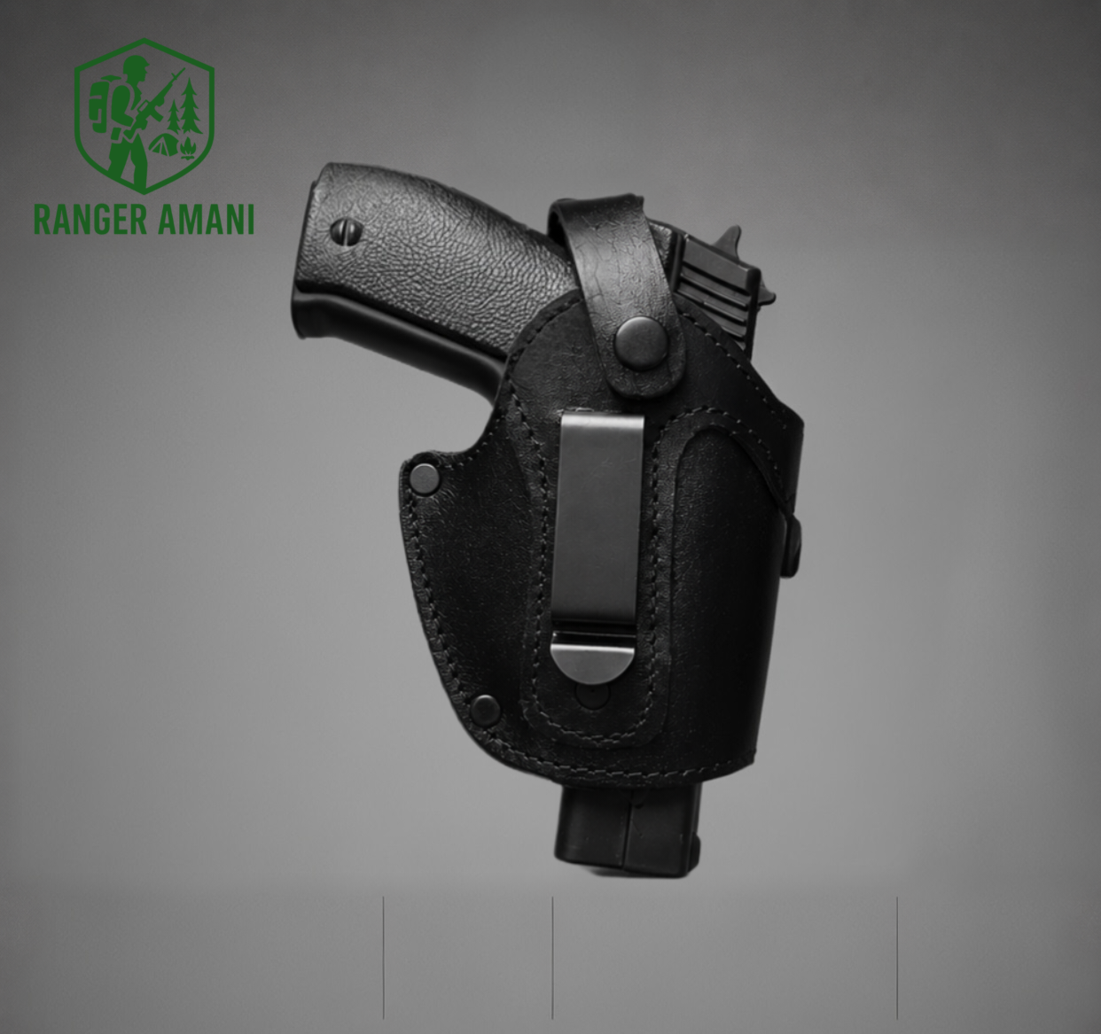 غلاف سلاح مدل B20 – چرم طبیعی گاومیش